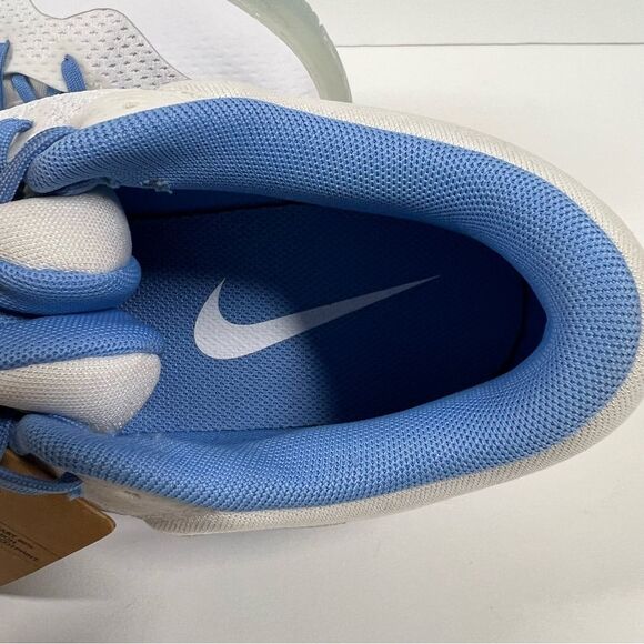 Nike NWT Men’s Size 10 Women’s Size 11.5 White Blue Hyperquick Volleyball Shoes - Picture 3 of 16